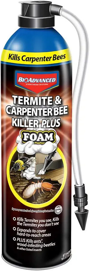 Carpenter bee spray