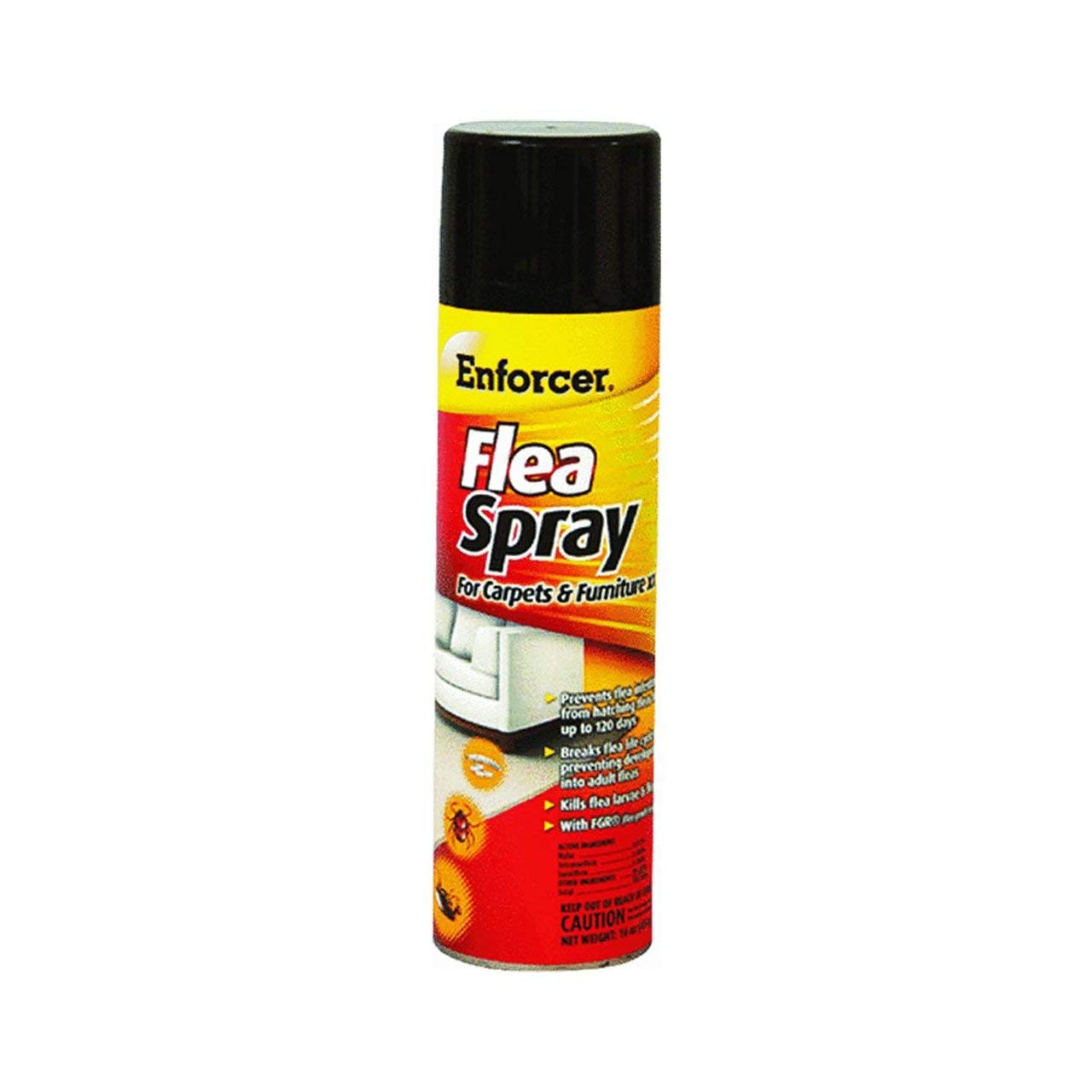 Enforcer Flea Spray (2 Pack) – For Carpets & Furniture, 14 Oz, Odorless, 4 Month Protection